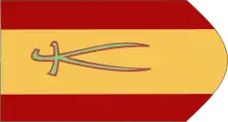 Ottoman Zulfiqar flag, captured during the Battle of Guruslău (1601), drawn after Károly Cserna, Transylvanian and Turkish flags (1898)