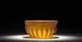 Roman ribbed bowl; 1st century AD; glass; diameter: 6.5&nbsp;cm; Cleveland Museum of Art