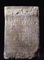Altar to Tiberius Claudius, 3rd century AD, Roman period